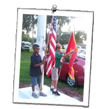 Awana Flag Raising